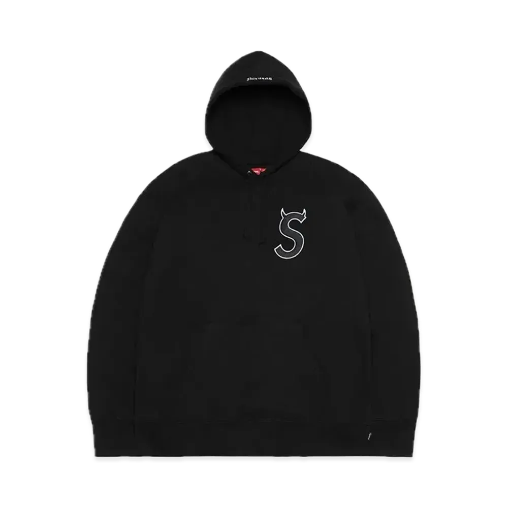Supreme S Logo Hooded Sweatshirt "Black" (22FW)