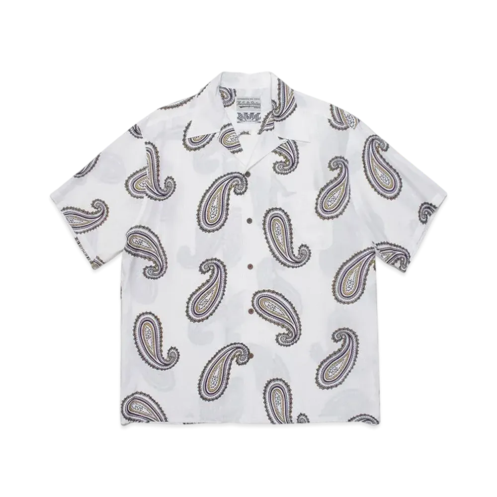 NAMEDARUMA X WACKO MARIA ALOHA SHIRT PAISLEY "White"