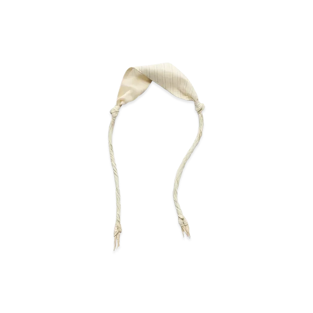 OUR LEGACY Women's Twisted Tie "Faded Bone Windstripe Lyocell"