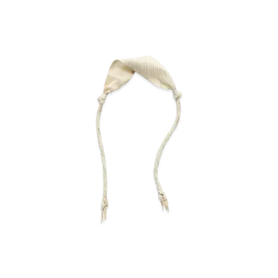 OUR LEGACY Women's Twisted Tie "Faded Bone Windstripe Lyocell"