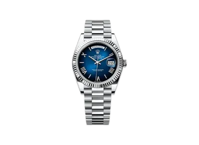 ROLEX Day-Date 40mm Platinum 228236 "Blue Ombre"