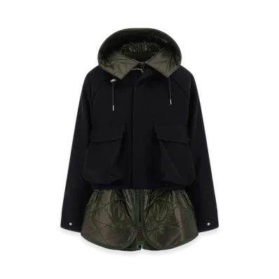 sacai Women's Melton Blouson "Multicolor"