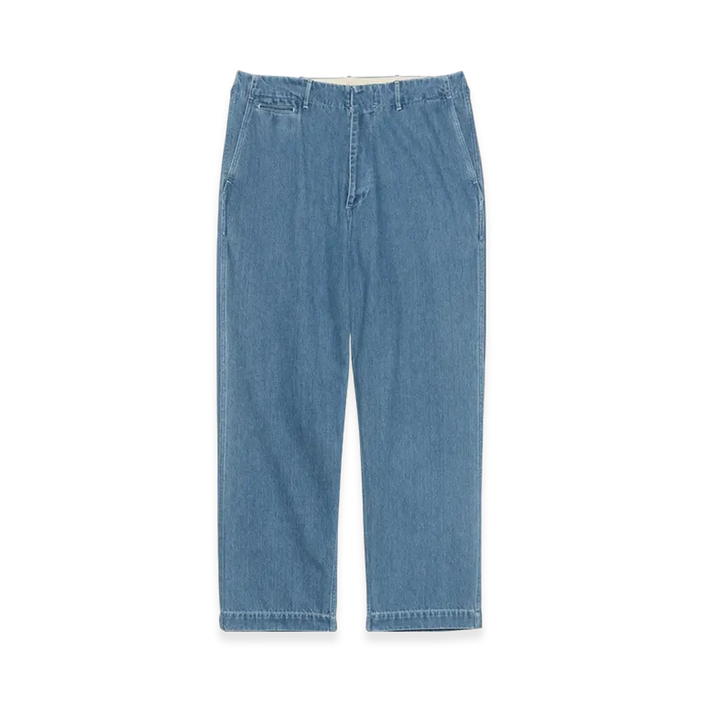 nanamica Wide Denim Pants "LightIndigo"