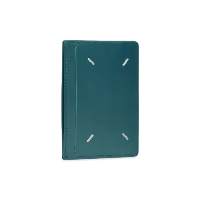 Maison Margiela Leather Small Cardholder "Green"
