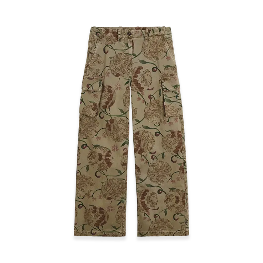 OUR LEGACY Women's Peak Cargo "Spotting Rose Seventies Sateen"