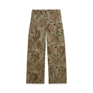 OUR LEGACY Women's Peak Cargo "Spotting Rose Seventies Sateen"