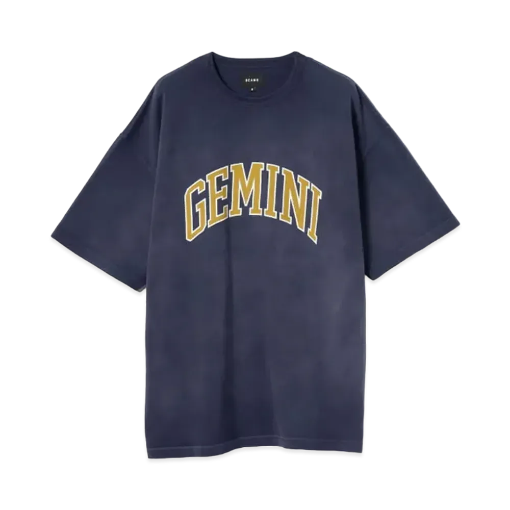 BEAMS Vintage College T-shirt "Navy"