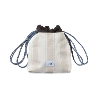 F/CE. W.R Linen Purse "Charcoal"