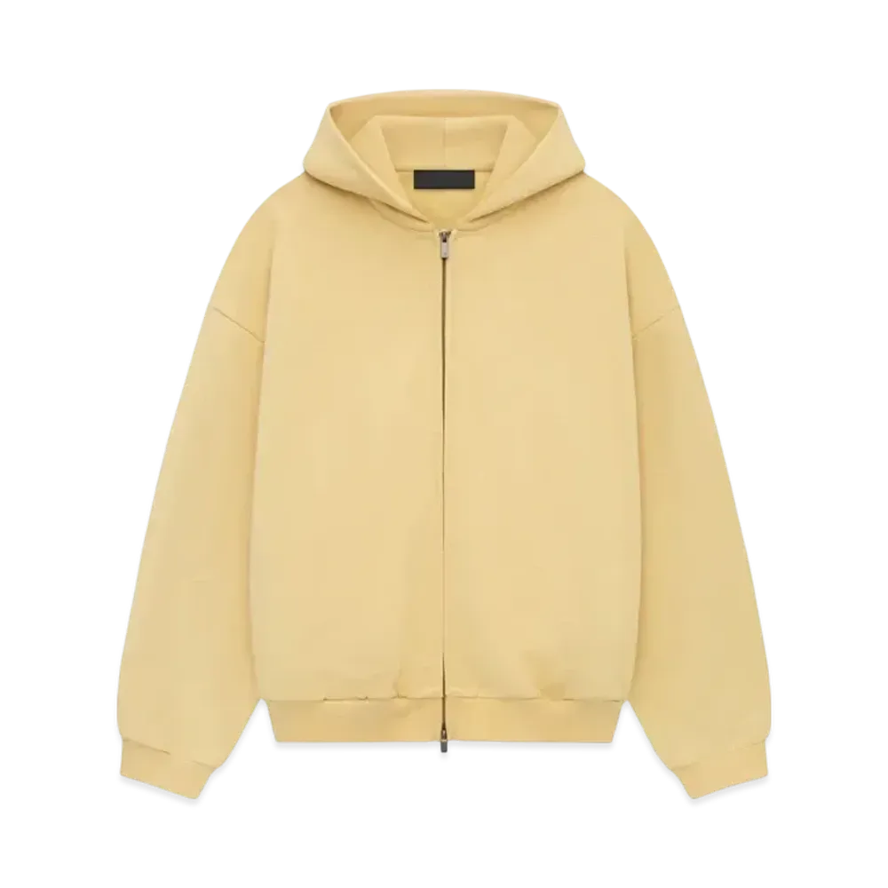 FEAR OF GOD ESSENTIALS Heavy Fleece Fullzip Hoodie "Amber"