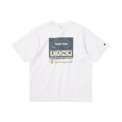 thisisneverthat x Champion TNT Track Tee "White"