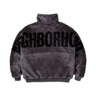 NEIGHBORHOOD Fur Logo Jacket "Gray"