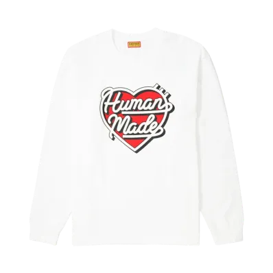 HUMAN MADE Graphic L/S T-Shirt "White"