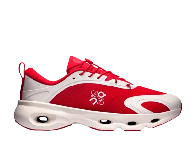 LOEWE × On Cloudsolo "Red/Eggshell"