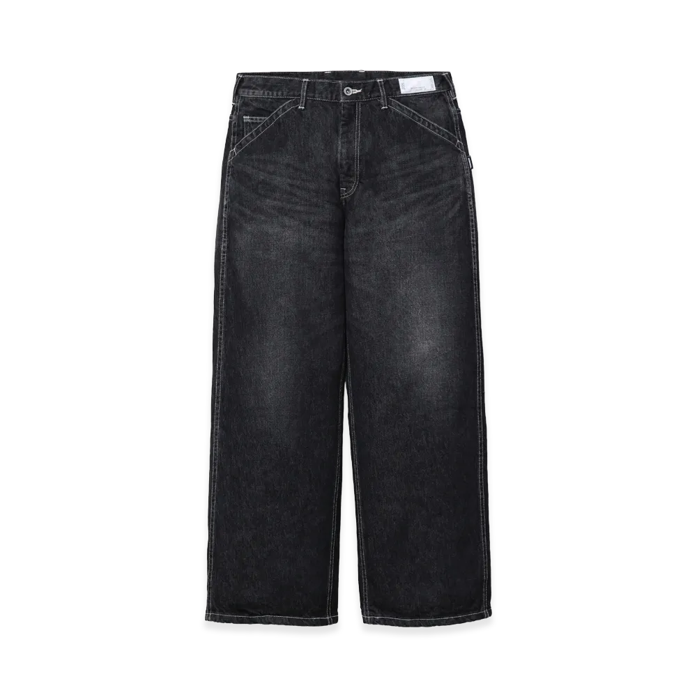 NEIGHBORHOOD Washed Denim Utility Pants "Black"