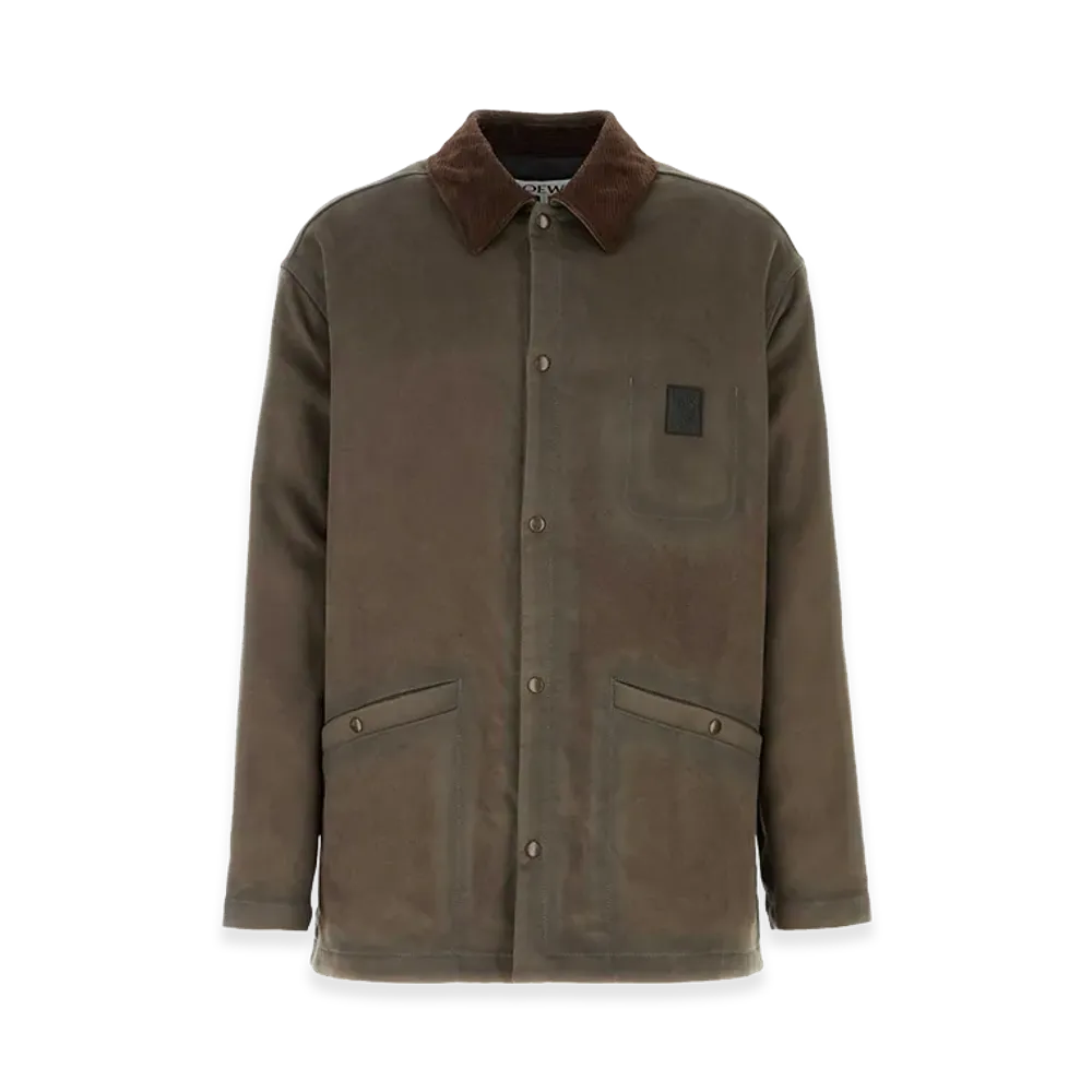 LOEWE Viscose Blend Jacket "Khaki"