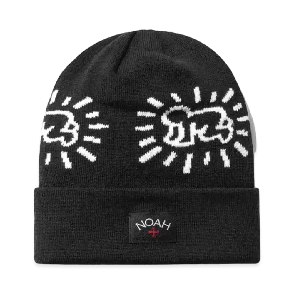 Noah x Keith Haring Beanie"Black"