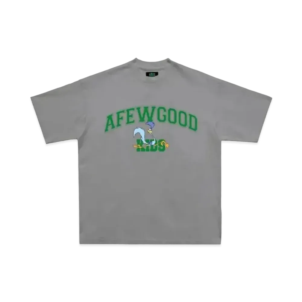 A FEW GOOD KIDS Bird College Logo Tee "Grey"