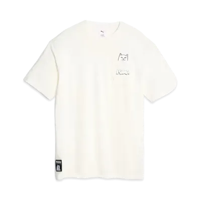 PUMA x RIPNDIP Pocket T-Shirt "Warm White"