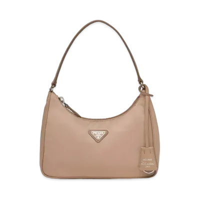 PRADA Re-Edition 2005 Re-Nylon Mini Bag "Beige Pink"