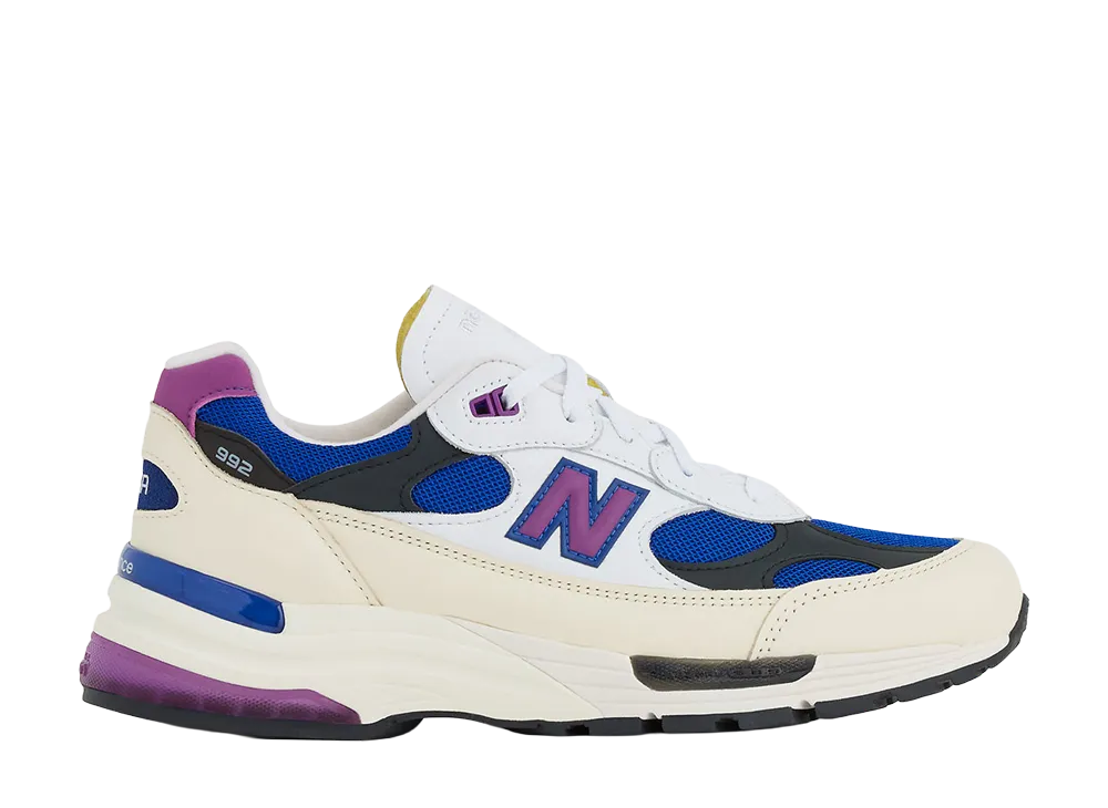 ニューバランス 992 "ホワイト/チームロイヤル/パープルフューシャ"