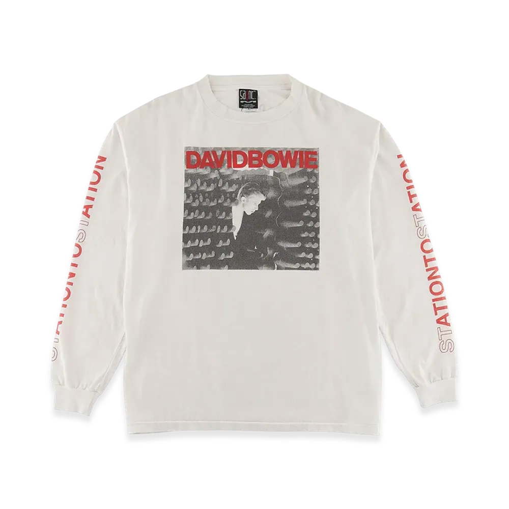 SAINT Mxxxxxx David Bowie L/S Tee "White"