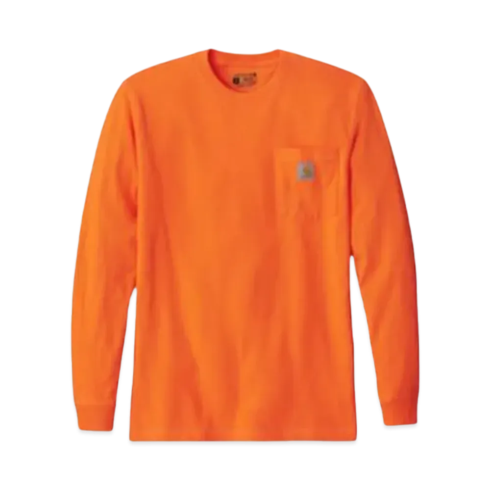 Carhartt Workwear Pocket Long Sleeve T-Shirt "Orange"
