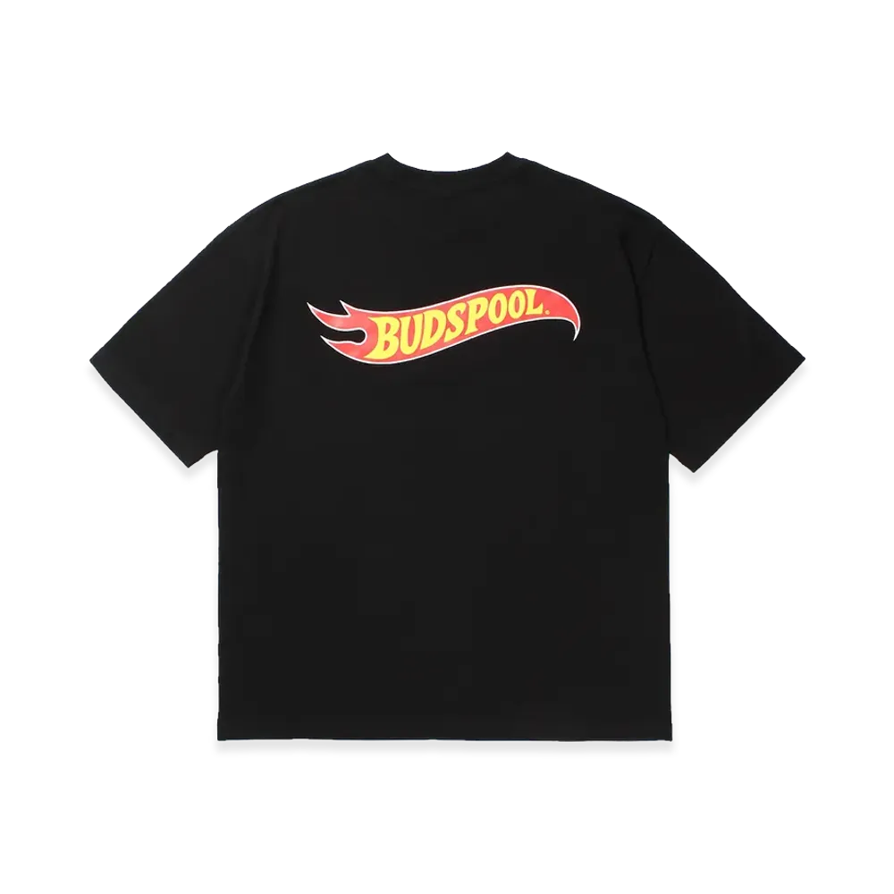 APHRODITEGANG x BUDSPOOL Budswheels S/S Tee "Black"