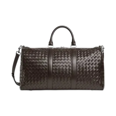 Bottega Veneta Intrecciato Cabin Duffle "Fondant"