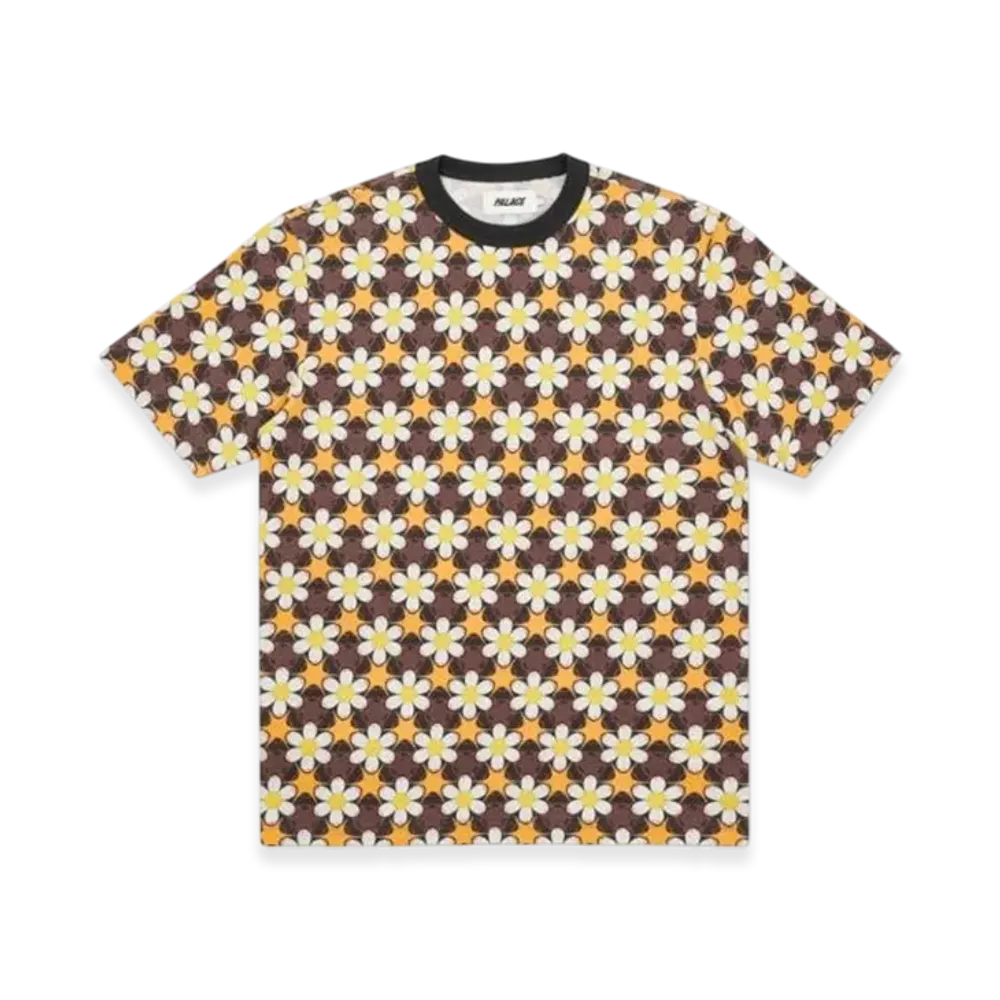PALACE Curtains T-Shirt "Brown Orange"