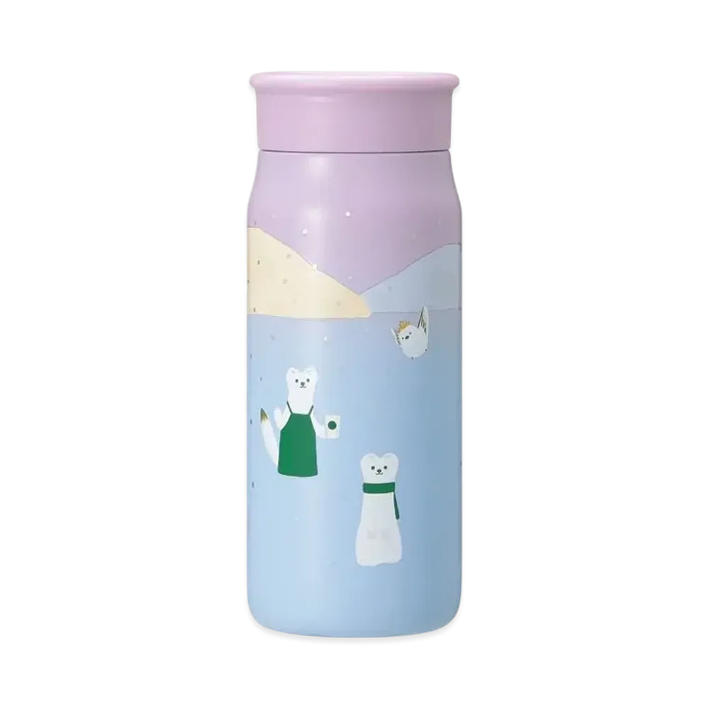 STARBUCKS Stainless Steel Bottle Okojo And Shimaenaga 355Ml "Pink"