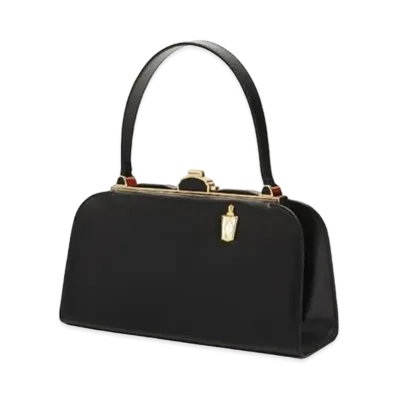 LOEWE Lantern Bag In Box Calfskin "Black"