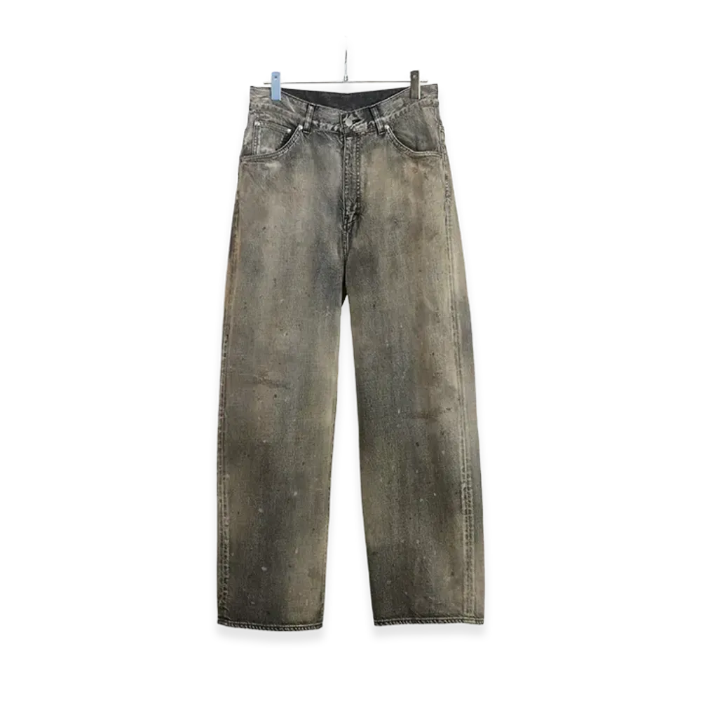 ANCELLM #01 Midtapered 5P Denim Pants "Black"