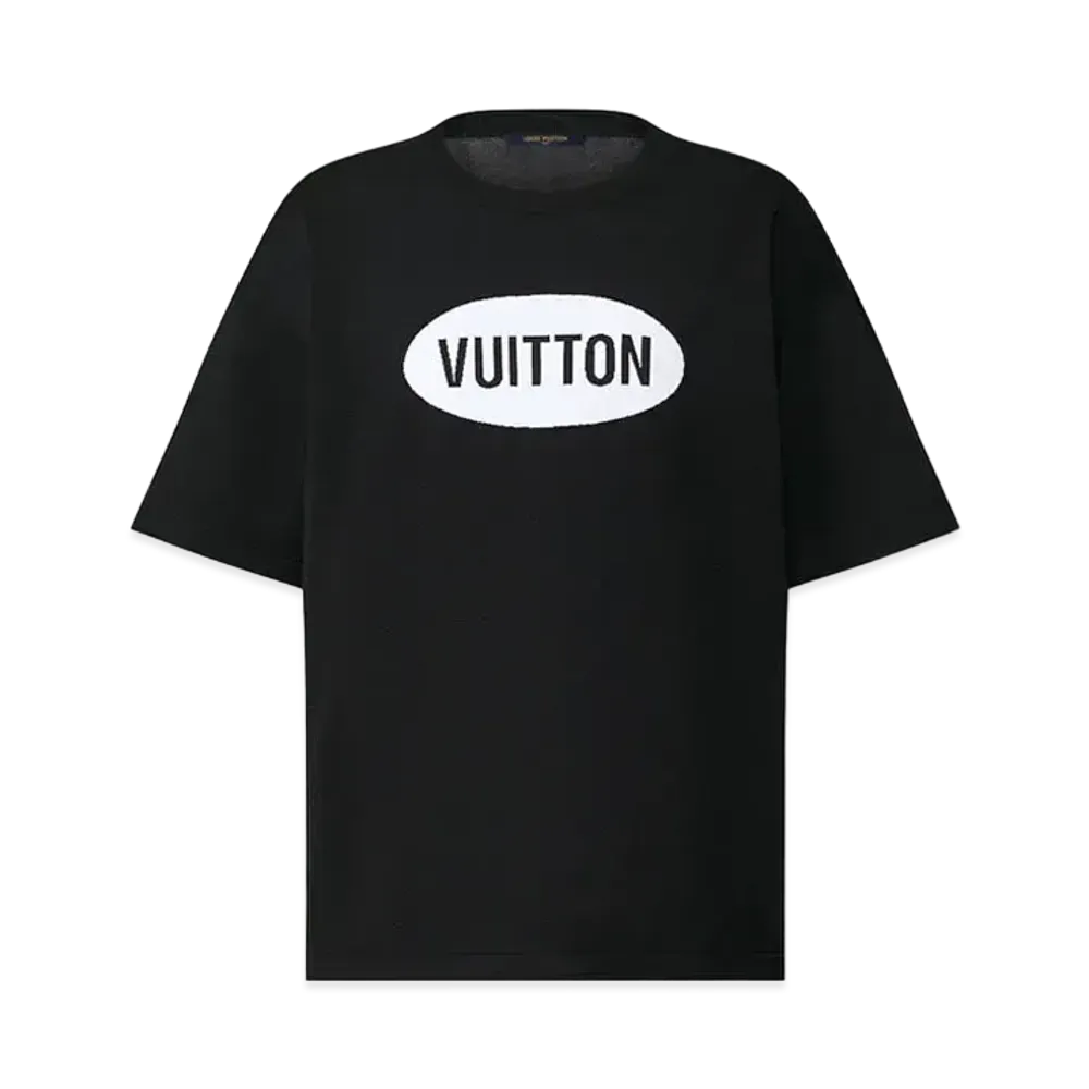 Louis Vuitton Intarsia Jacquard Crewneck "Noir"