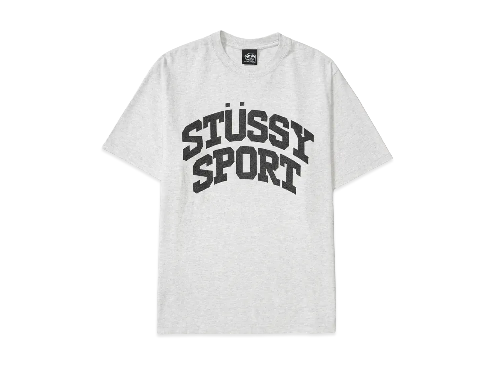 Stussy Block Sport Tee "Ash Heather"