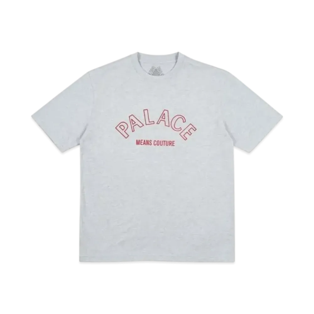 PALACE Couture T-Shirt "Grey Marl"