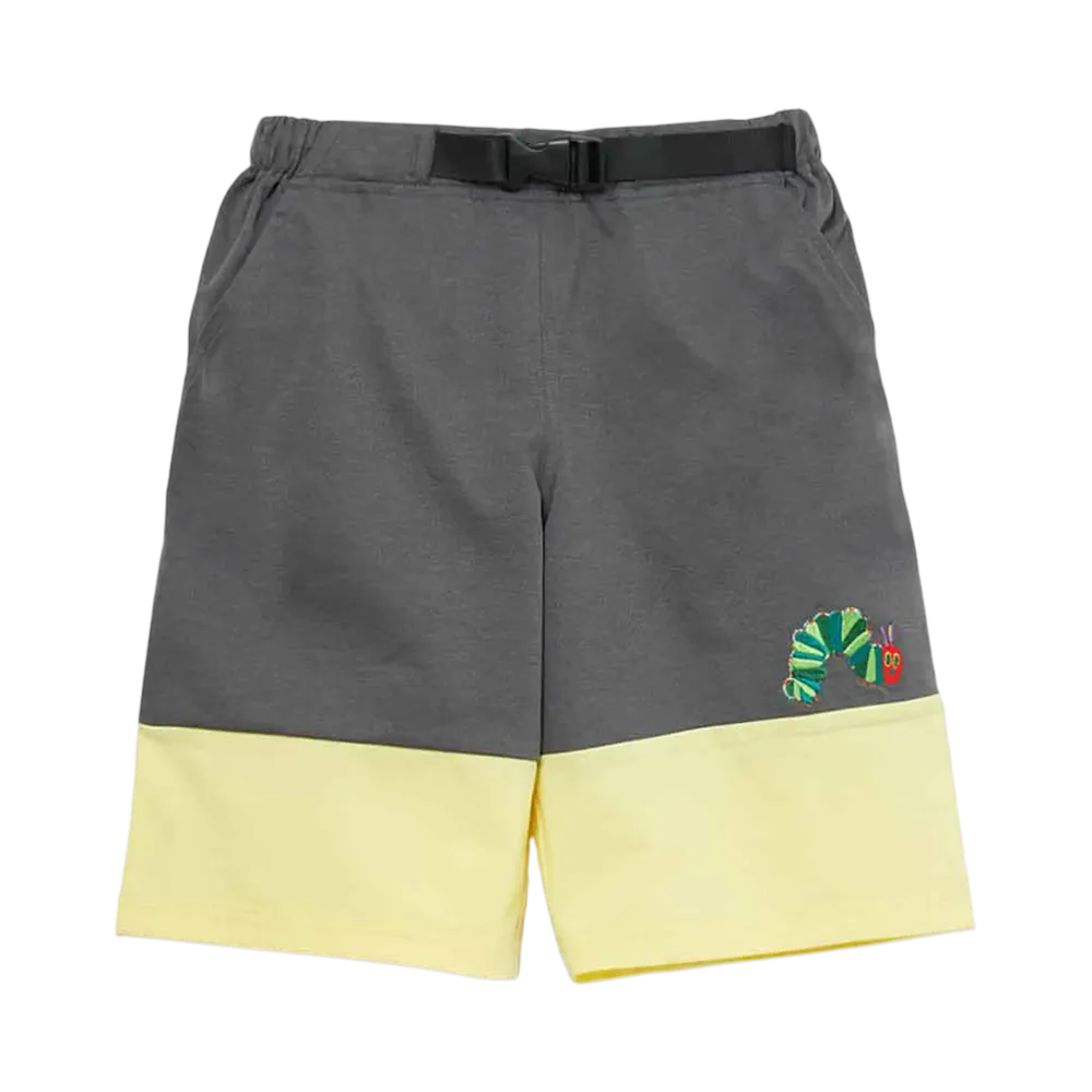 graniph x Eric Carle Very Hungry Caterpillar Kids Dry Short Pants "Gray"