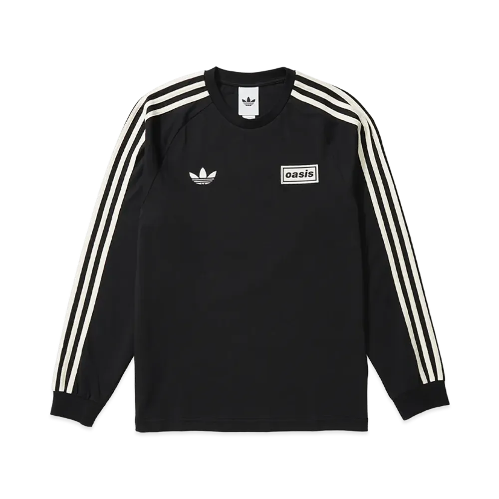 adidas x Oasis Tour 3-Stripes Longsleeve Tee "Black"
