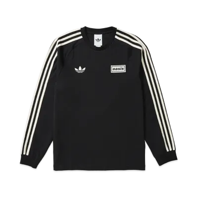 adidas x Oasis Tour 3-Stripes Longsleeve Tee "Black"