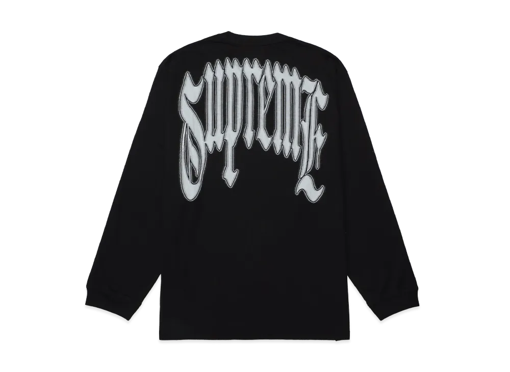 Supreme Intarsia L/S Top "Black"