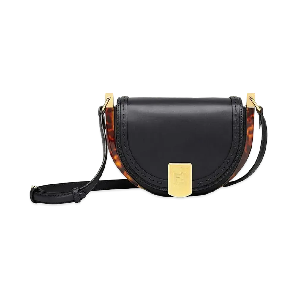FENDI Moonlight Leather Bag "Black"