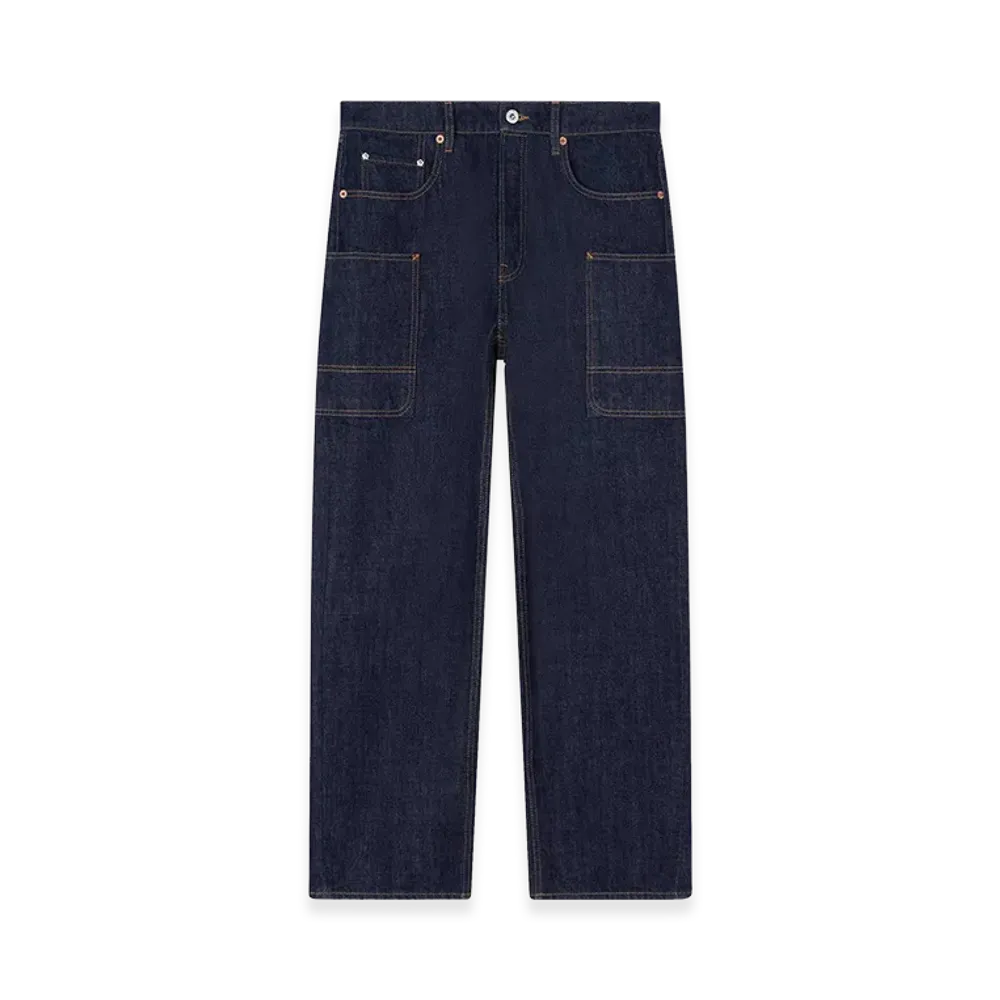 KENZO Winter Holidays Cargo Monkey Fit Jeans "Rinse Blue Denim"