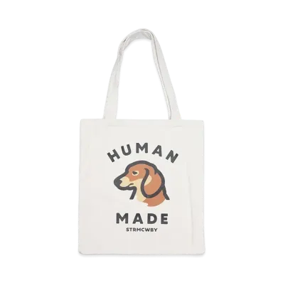 HUMAN MADE Book Tote "White"