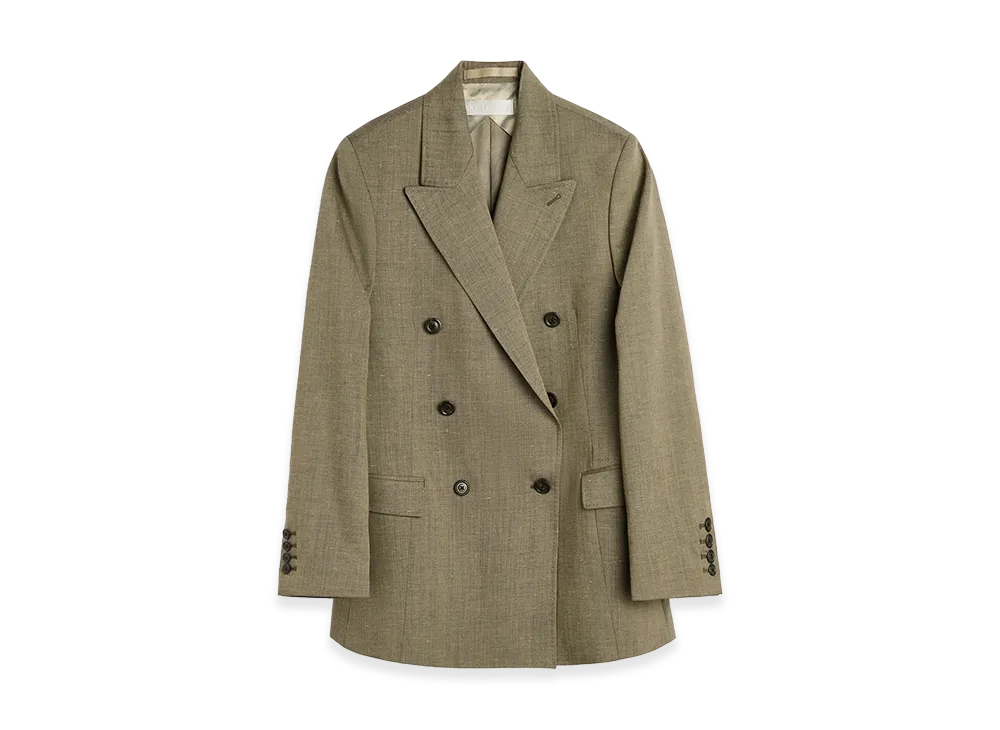 OUR LEGACY Women's Haul Blazer "Clay Flowy Fleck Wool"