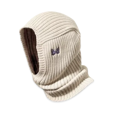 NEEDLES Balaclava - Merino Wool "White"