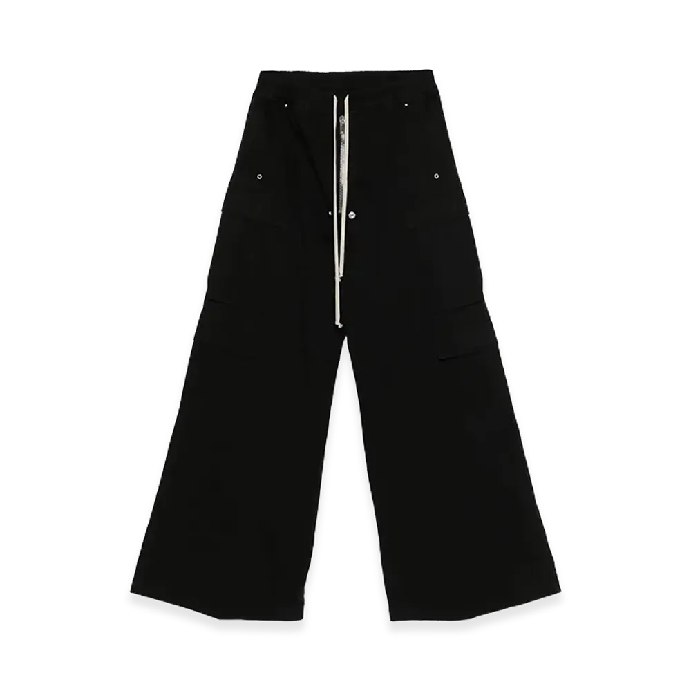 Rick Owens DRKSHDW Double Cargo Jumbo Belas Trousers "Black"