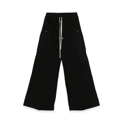 Rick Owens DRKSHDW Double Cargo Jumbo Belas Trousers "Black"