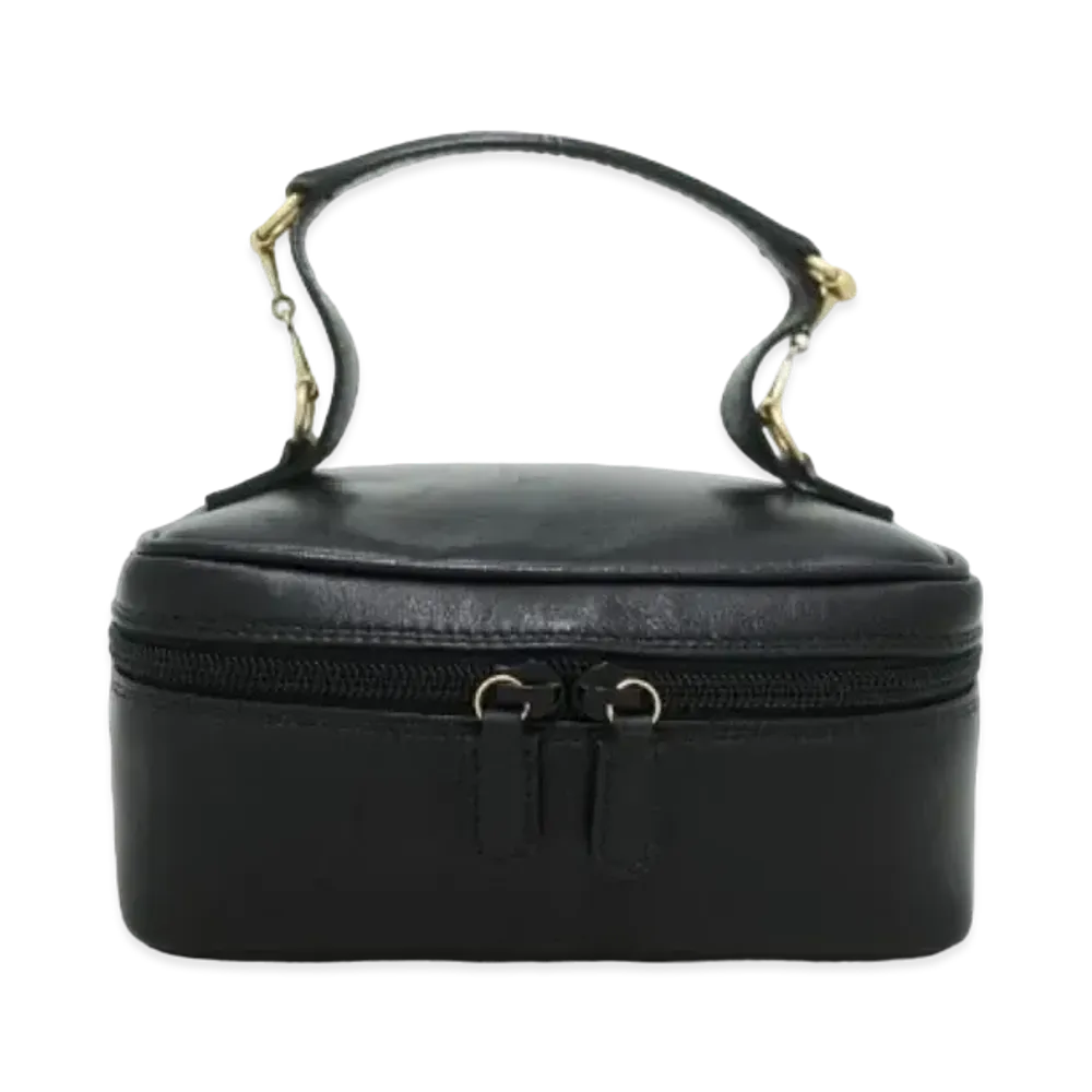 GUCCI Horsebit Vanity Bag "Black"