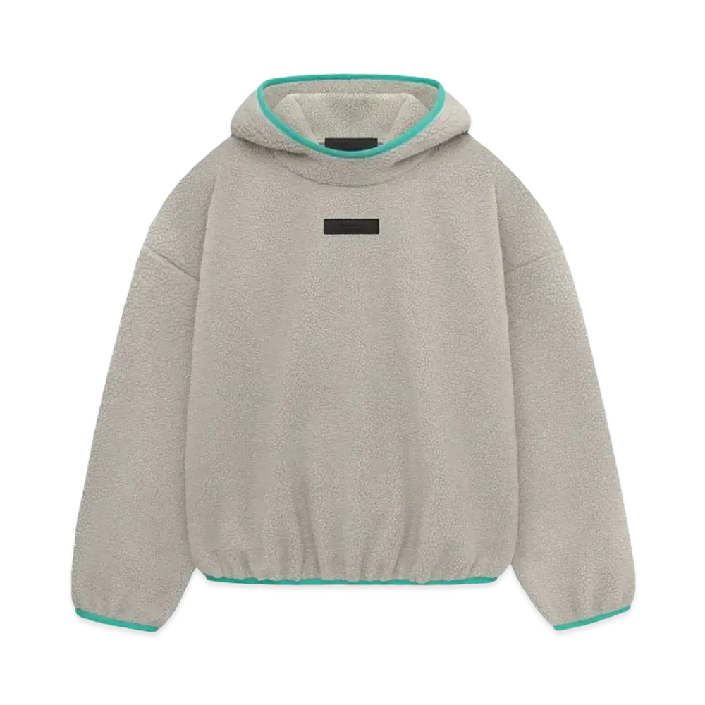 FEAR OF GOD ESSENTIALS Polar Fleece Pullover Hoodie "Seal"