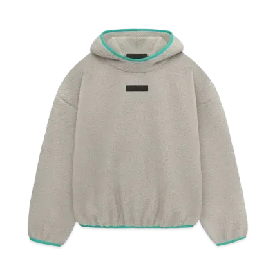 FEAR OF GOD ESSENTIALS Polar Fleece Pullover Hoodie "Seal"