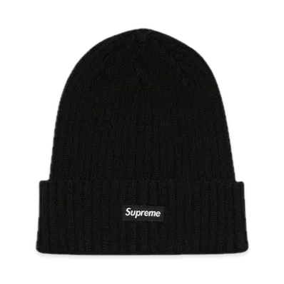 Supreme Overdyed Beanie "Black"(20SS)